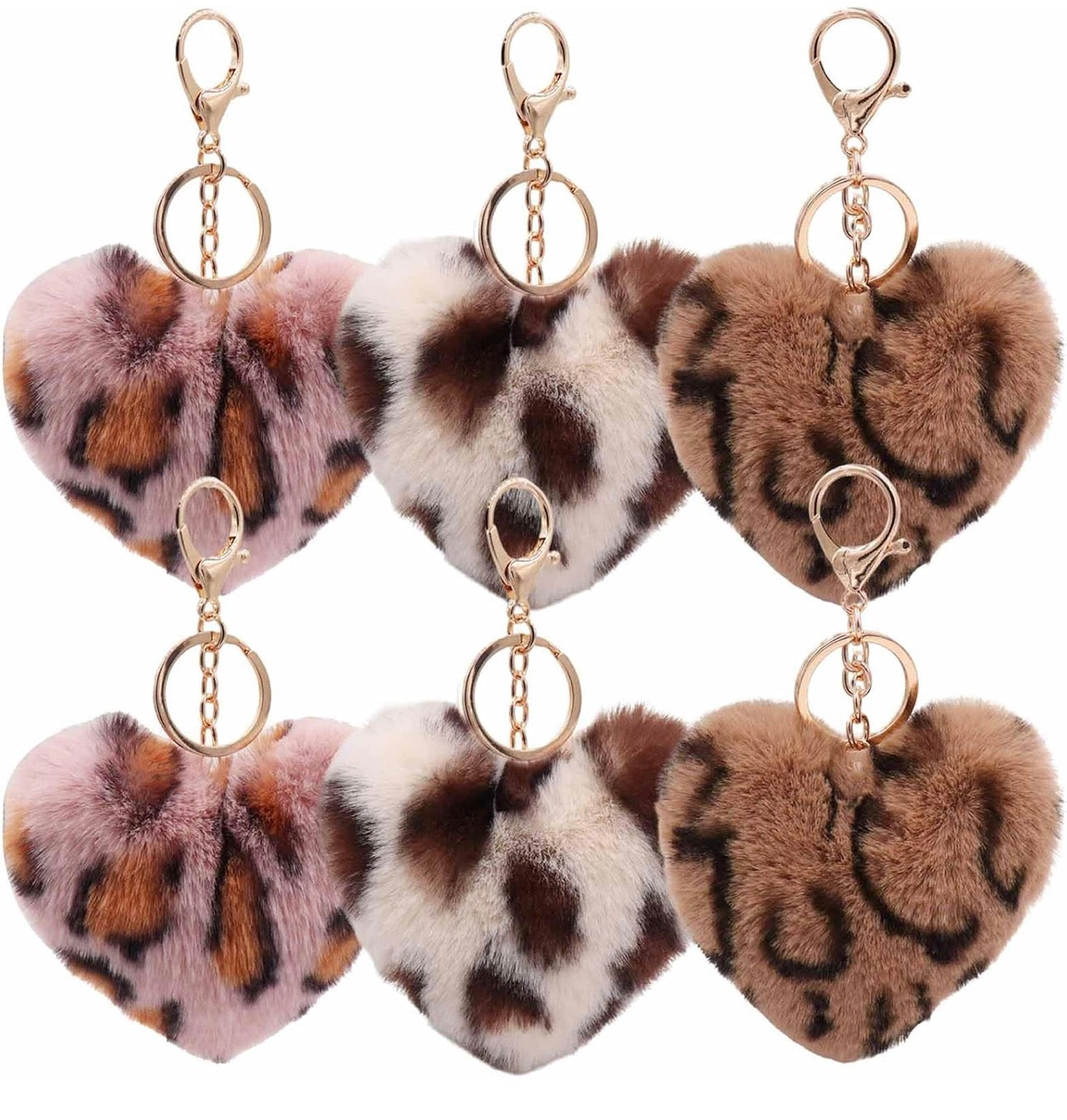 Animal Print Bag Charm