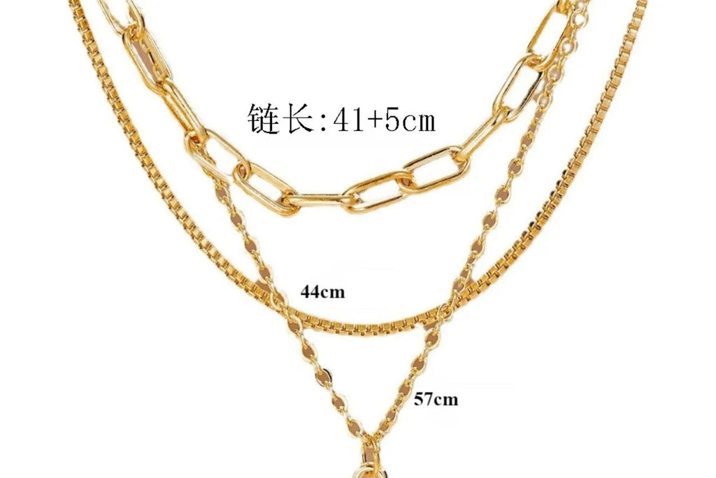 Cross Layered Necklace 3 Pc ✨NEW✨