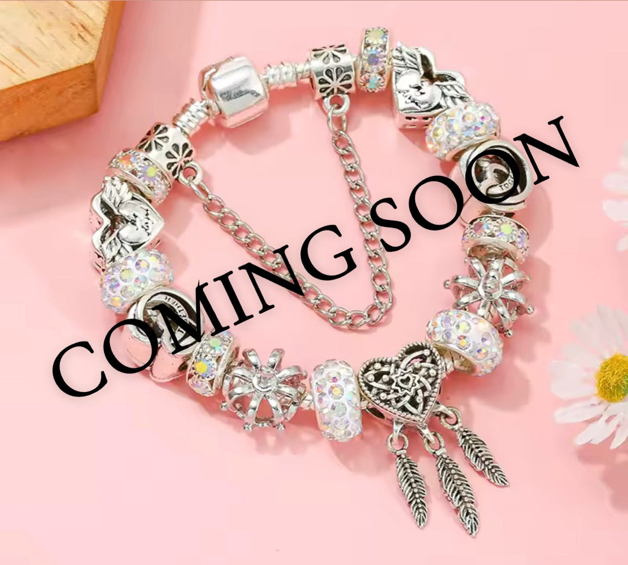 “Crystal Love” Charm Bracelet